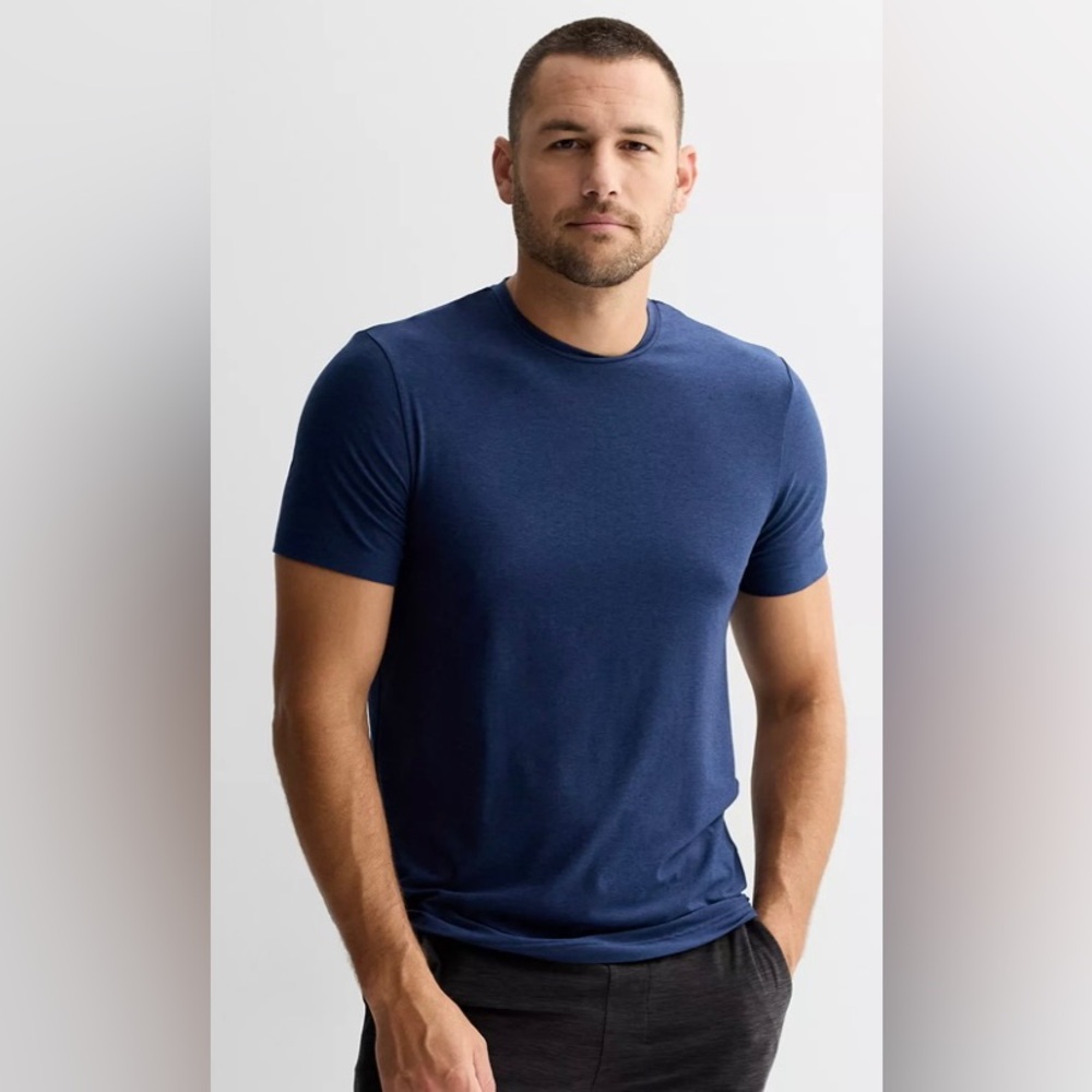 FLX Luxury Soft‎ Wander Tee In True Navy